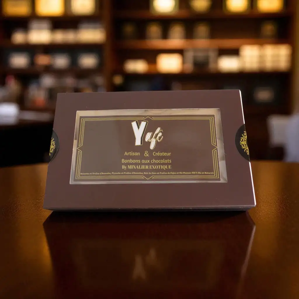 Boîte de bonbons aux chocolats (8 bonbons)