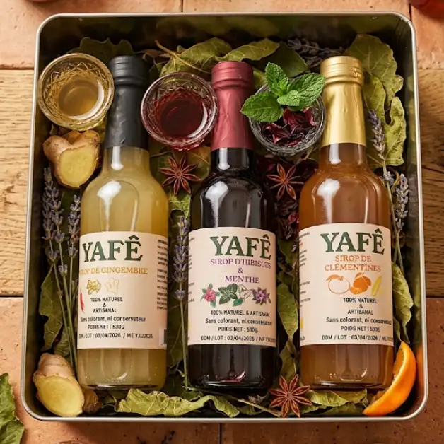 Coffret sirops Yafe
