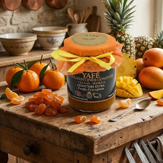 Confiture Extra Clémentine Confite - Ananas - Mangue