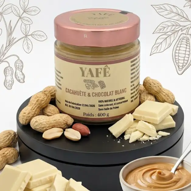 Pâte à Tartiner Cacahuète & Chocolat Blanc