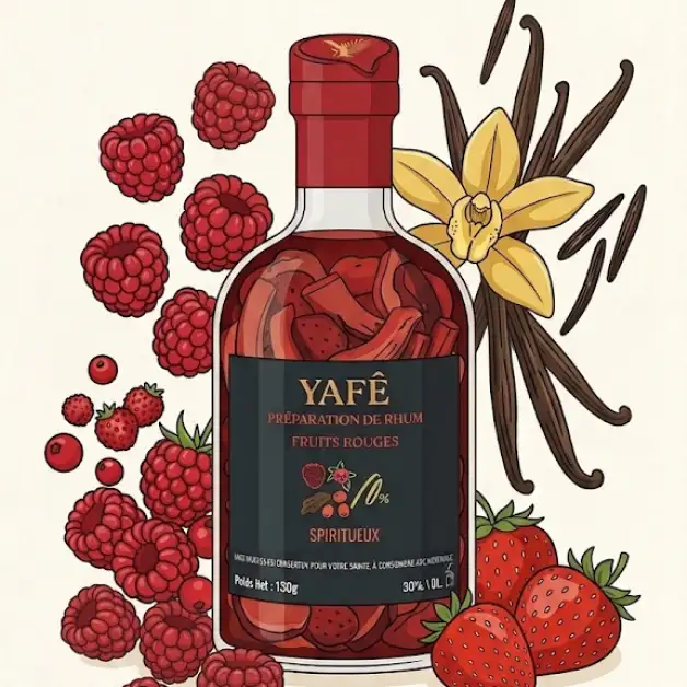 Préparation Fruits Rouges Sucrés