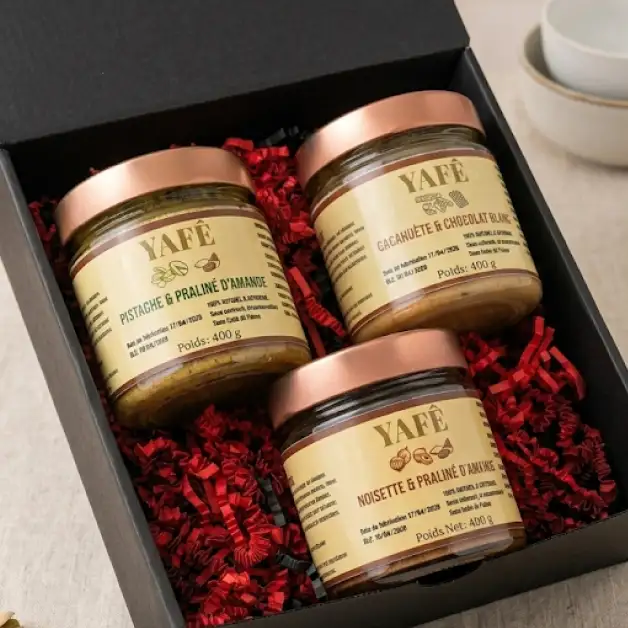 Coffret 3 pâtes à tartiner Yafe